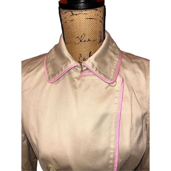 Coach double breasted belted trench coat size S - Picture 4 of 7
